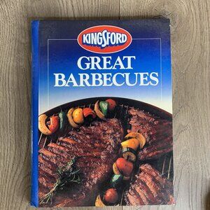 Kingsford Great Barbecues Cookbook Charcoal Grilling Spiral Bound Hardback 1989